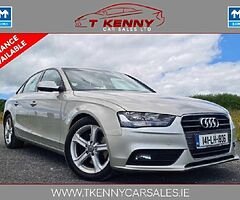 2014 2014 AUDI A4 SE 2.0 TDI 140 BHP NCT 3/23 TAX 4/22 OR 366 P/M  A4