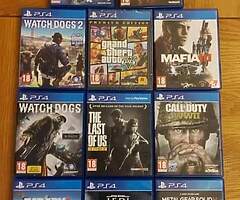 Selection of PS4 games