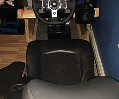 Logitech g29 with gaming seat