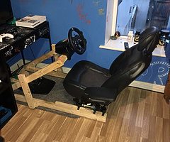 Logitech g29 with gaming seat