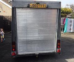 2009 Ifor Williams race / box trailer 12ft by 5ft