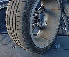 Genuine Audi 18" Alloys, with New Tyres