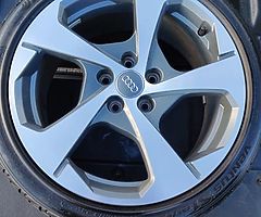 Genuine Audi 18" Alloys, with New Tyres - Image 6/7