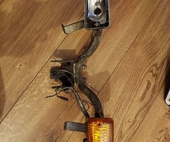 Honda cub bars with bits n left hand switch.