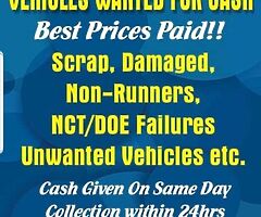Top cash paid for all types of Vehicle's
