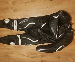 RST leather jacket and bottoms