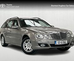 2007 MERCEDES BENZ  E 200 KOMPRESSOR
