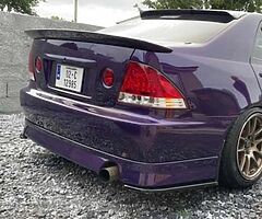 Rear TRD back bumper extensions