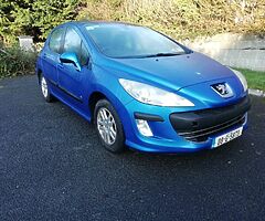 2008 Stunning Azure Blue Peugeot 308 1.4 vti only 88k km