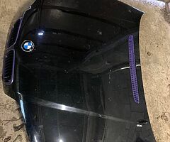 Black BMW e46 doors, more parts