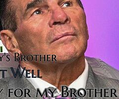 A Teary eyed Paddy Doherty begs people for prayers for his sick brother.