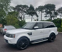 2012 RANGE ROVER SPORT HSE 3.0 SDV6  Fuji White / Black leather - Image 3/8