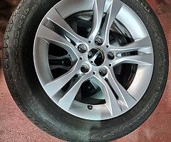 Bmw alloy wheels tyres as new