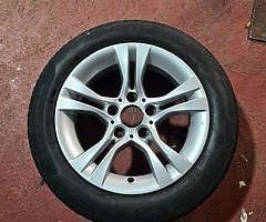 Bmw alloy wheels tyres as new