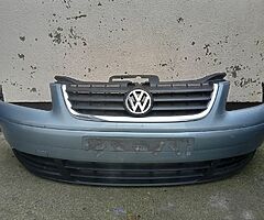 VW touran front bumper/ caddy upgrade
