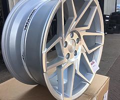 9.5 x19 VEEMANN VFS27R ALLOY WHEELS AND TYRES 5x112 FITMENT