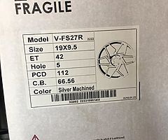 9.5 x19 VEEMANN VFS27R ALLOY WHEELS AND TYRES 5x112 FITMENT - Image 5/7