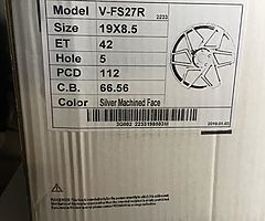 9.5 x19 VEEMANN VFS27R ALLOY WHEELS AND TYRES 5x112 FITMENT - Image 6/7