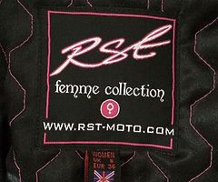 RST madison ladies leather jacket size 8