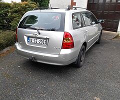 Toyota (reserved until Monday)