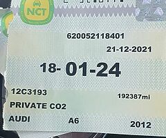 2012 Audi A6 2.0Tdi New Nct - Image 9/10