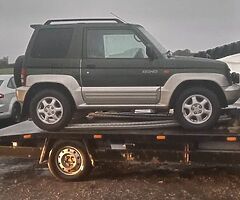 1995 Mitsubishi Pajero Junior Green