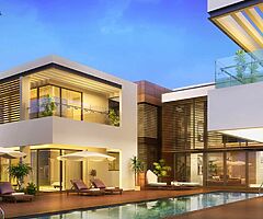 Luxury 6 bedrooms Villa + maid room +Driver room.. Waterfront For Sale in Dubai Downtown