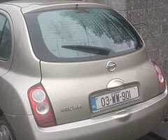 Nissan Micra 1.l petrol