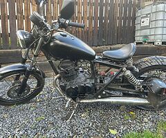 Honda rebel 125cc bobber