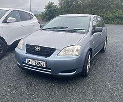 2003 Toyota Corolla 1.4 petrol