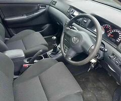 2003 Toyota Corolla 1.4 petrol