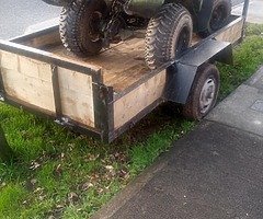 KAWASAKI QUAD + TRAILER