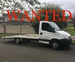 Recovery truck  wanted
