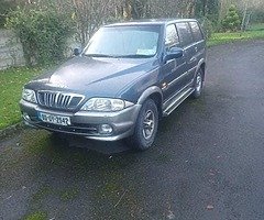Daewoo Musso 2,9 diesel Commercial Doe 03/22 tax 06/22