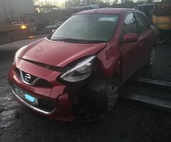 **BREAKING ONLY**2017 NISSAN MICRA 1.2L Petrol**BREAKING ONLY**