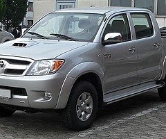 2008 TOYOTA HILUX REQUIRED FOR PARTS