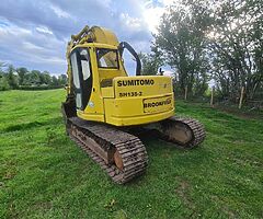 Sumitomo 135-2 Zero Swing Excavator / Digger - Image 3/10