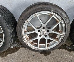 18inch Ava Memphis 
5x112 fitment Tyres 50%