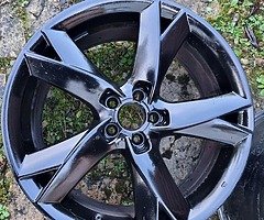 18 inches black A5 alloys 5×112