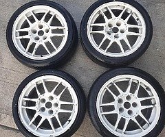 Mitsubishi evo 5 oz racing wheels
