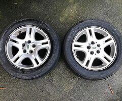 2 x Landrover Alloy Wheels
