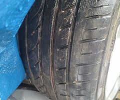 Set of vauxhall sri 5x110 225/40r