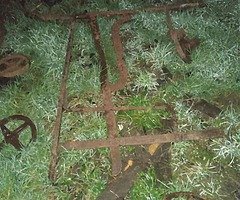 Plough ,plough wheels , fire stands for pots looking for offers - Image 4/10