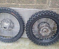 B/w set for 85cc ktm/tc