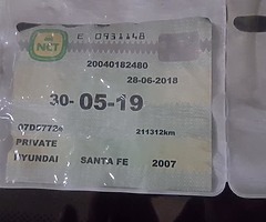 07 Santa Fe 2.2l diesel with NCT and Road Tax - Image 3/10