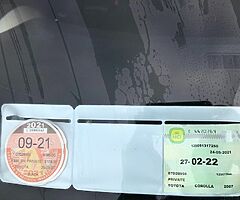 2007 Toyota corolla 1.4 petrol low mileage - Image 6/7