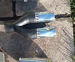 Exhaust chrome tips new