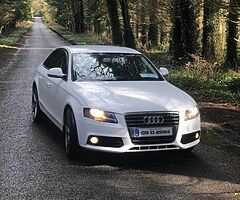 White Audi A4