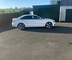 White Audi A4