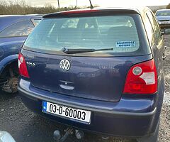 VW polo ONLY PARTS